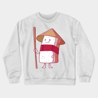 Sushi Warrior -Simple Graphic Crewneck Sweatshirt